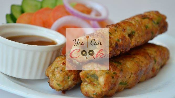 Chicken Cheese Seekh Kabab Restaurant-Style Recipe