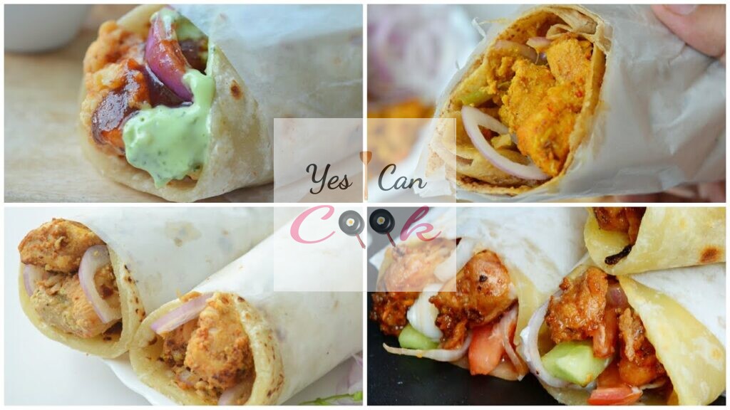 Top 4 Chicken Paratha Roll Recipes