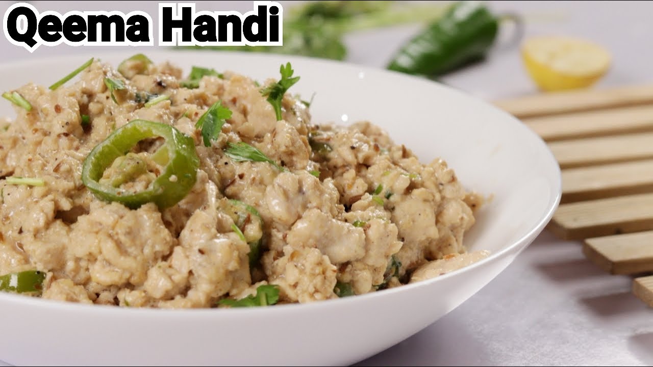 White Chicken Keema Handi