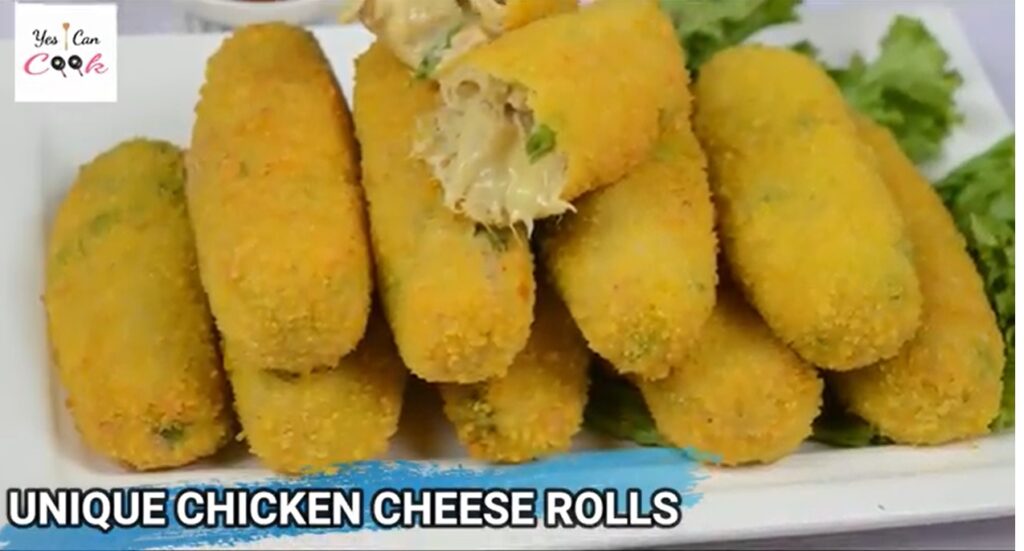 Unique Chicken Cheese Roll Recipe